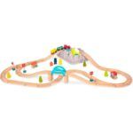 B.toys Wood & Wheels Train Set- 47pc