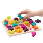 B.toys Wooden Alphabet Puzzle - Image 4