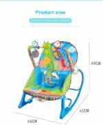 Baby Electric Vibrating Music Rocking Chair Blue-TG - Image 7
