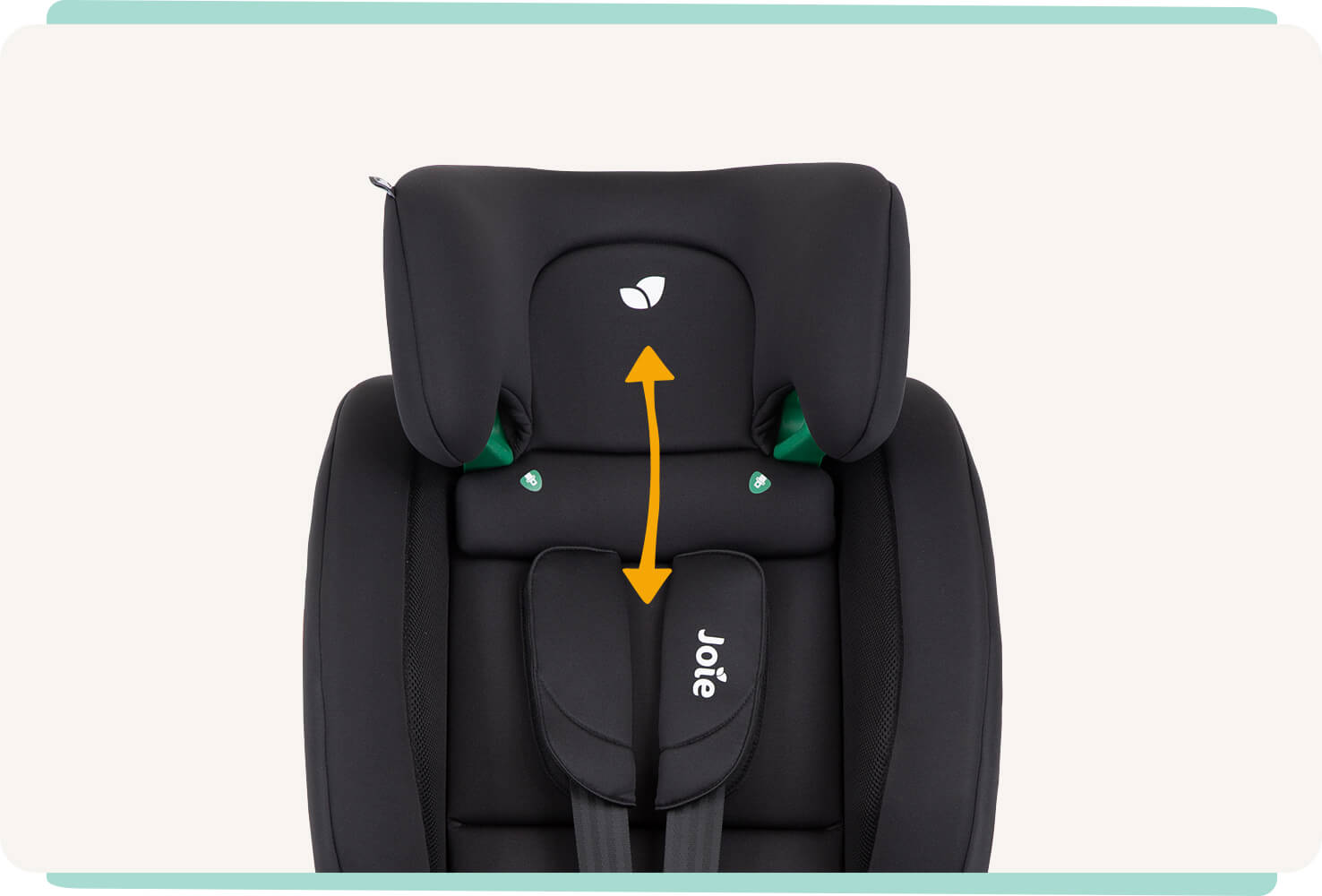 9-POSITION HEADREST easy adjustments