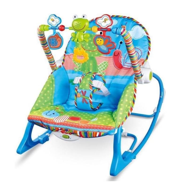 Baby Electric Vibrating Music Rocking Chair Blue-TG Baby Electric Vibrating Music Rocking Chair Blue-TG