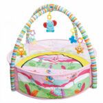 Deer Tiibaby Activity Gym & Ball Pit – 3-in-1 Play Mat with Balls