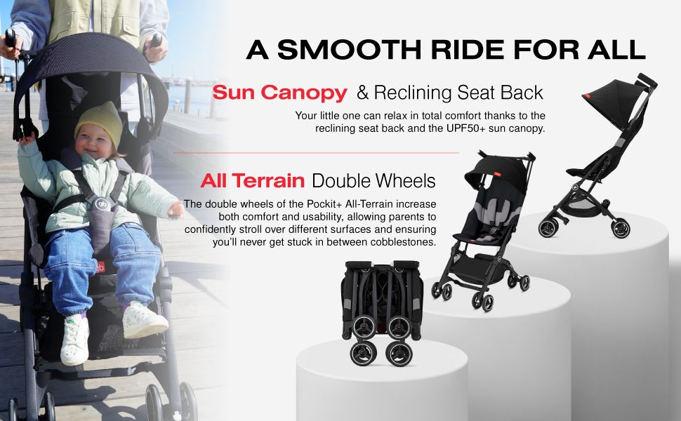 GB Stroller Pockit All Terrain Compact 3 لعب ستور