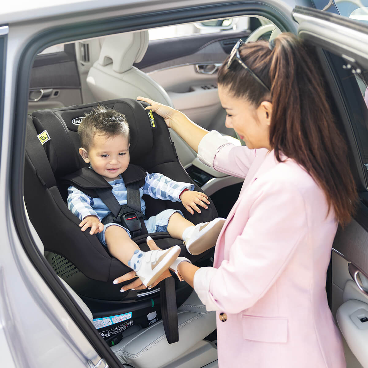 Graco Turn2Me Rotating Car Seat Heather 1 Le3ab Store
