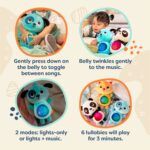 B.toys Twinkle Tummies Light And Sound Plush Dog - Image 4