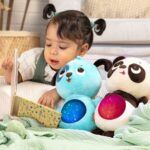 B.toys Twinkle Tummies Light And Sound Plush Dog - Image 2
