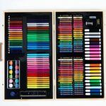 Wooden Box Kids Drawing Art Set 220 Pcs - TG - Image 3