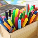 Wooden Box Kids Drawing Art Set 220 Pcs - TG - Image 6