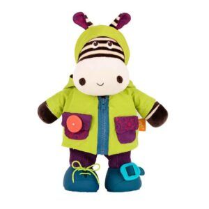 B.toys Plush Zebra Stuffed Animal
