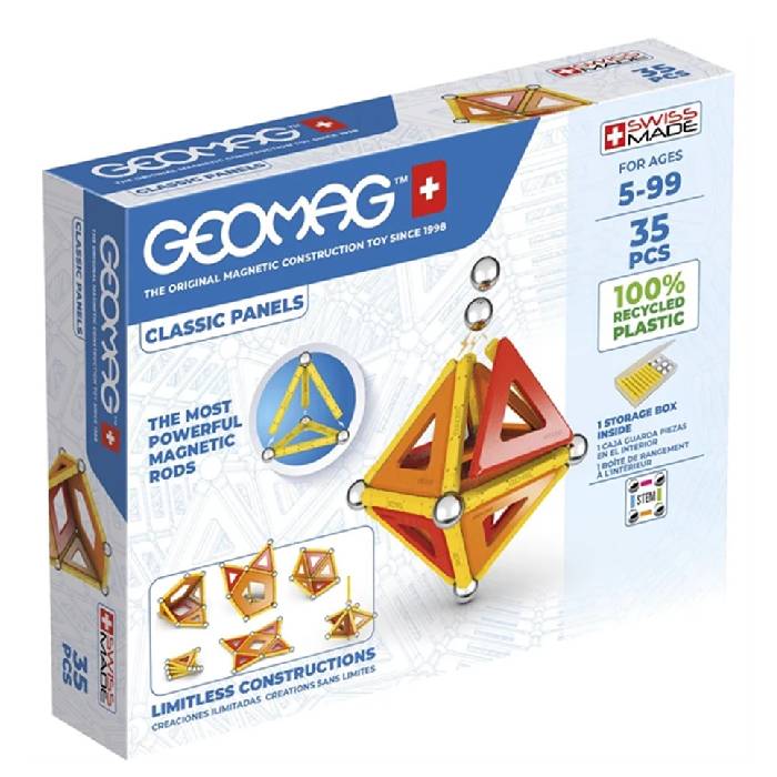 Geomag Educational Classic Panels 35 Pcs Geomag Educational Classic Panels 35 Pcs