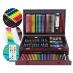Wooden Box Drawing & Painting Set 142 Pcs - TG - Image 2