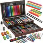 Wooden Box Drawing & Painting Set 123 Pcs - TG