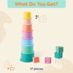 B.toys Stacking Cups & Soft Blocks - Image 6