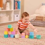 B.toys Stacking Cups & Soft Blocks - Image 2