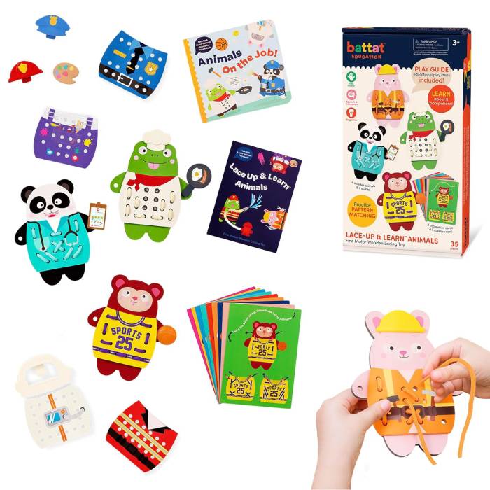 B.toys Wooden Lacing Toy B.toys Wooden Lacing Toy - Image 1