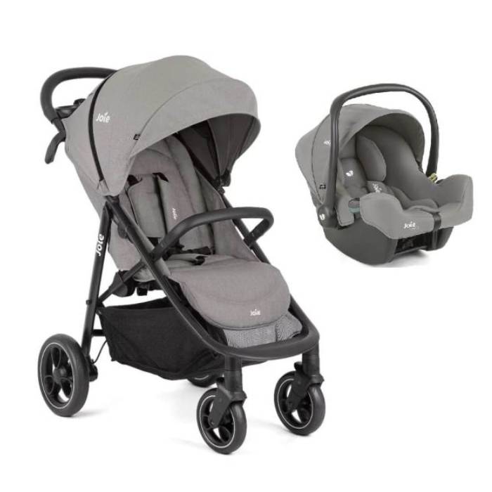 Joie Litetrax 4 Travel System Pebble (1) Pact Pro Travel System Pebble