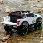 Electric Car for Kids - Toyota Tundra with Remote Control White - TG - Image 2
