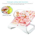 Tiibaby Electric Baby Vibrating Rocking Chair Pink - Image 2