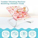 Tiibaby Electric Baby Vibrating Rocking Chair Pink - Image 3