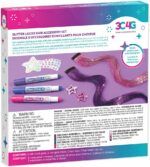 Make It Real- Imagination Land Glitter Locks Hair Accessories Set - 8 Pcs - Image 2