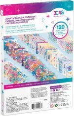 Make It Real- Aquatic Fantasy Fintastic Sticker Set- 120 Pcs - Image 2