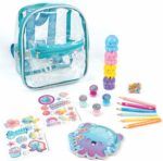 Make It Real- Aquatic Fantasy 8" Backpack with Stationery  - 18 Pcs - Image 3
