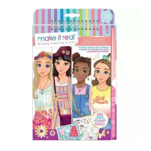 Make It Real - Blooming Vibes Fashion Sketch Book