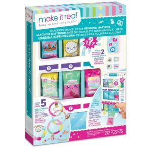 Make It Real - Bracelet Snackers DIY Jewelry Vending Machine 242 Pcs