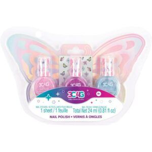 Make It Real- Butterfly Nail Polish Trio These 3 glossy