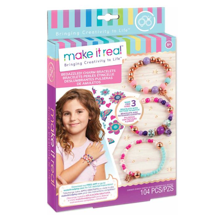 Make It Real - Charm Bracelets Blooming Creativity 104 Pcs Make It Real - Charm Bracelets Blooming Creativity 104 Pcs