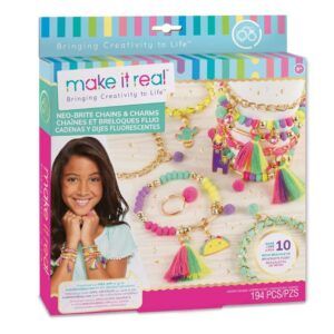 Make It Real - Neo-Brite Chains & Charms 195 Pcs