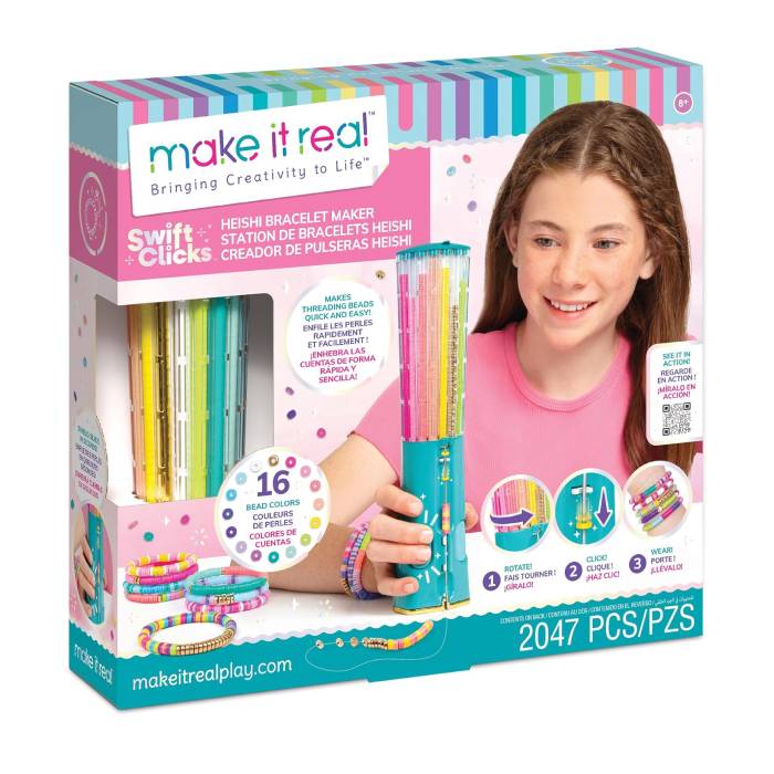 Make It Real - Swift Clicks Heishi Bracelet Maker 2047 Pcs Make It Real - Swift Clicks Heishi Bracelet Maker 2047 Pcs