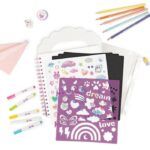 Make It Real- Imagination Land Travel Chalkboard Art Set - 16 Pcs - Image 2