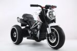 Kids Electric Motorbike White - TG - Image 3