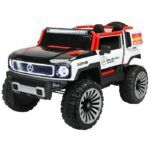Electric Car for Kids With Remote Control Red & White - TG