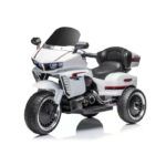 Kids Electric Motorcycle With Lights & Music White - TG