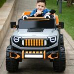 Electric Car for Kids 4x4 With Remote Control Grey - TG - Image 2