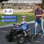 Kids Electric Quad Bike With Remote Control Blue - TG - Image 2