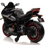 Kids Electric Motorbike Black - TG - Image 2