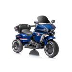 Kids Electric Motorcycle With Lights & Music Blue- TG - Image 2