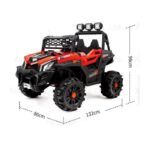 Electric Car for Kids With Remote Control Red - TG - Image 3