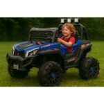 Electric Car for Kids With Remote Control Blue - TG - Image 2