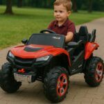 Electric Car for Kids With Remote Control Red - TG - Image 2