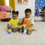 Bright Starts Stack & Squeeze Blocks 9 Pcs - Image 2