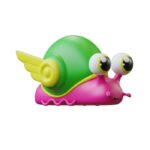 Jiggly Bugs -Interactive Pink Snail