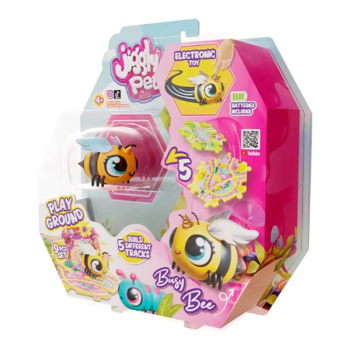 Jiggly Bugs- Playground Interactive Yellow Bee Jiggly Bugs- Playground Interactive Yellow Bee