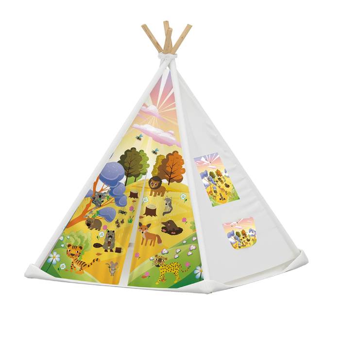 3D Animal World Indian Tent - TG 3D Animal World Indian Tent - TG - Image 1