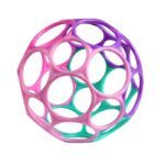 Bright Starts Oball Classic Easy-Grasp Toy - Pink/Purple