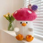 Stuffed Plush Mushroom Chicken- 20 cm - TG - Image 3