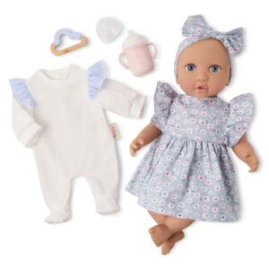 Lulla Baby Blue Dress & Pajama Set Baby Doll - 14 inch